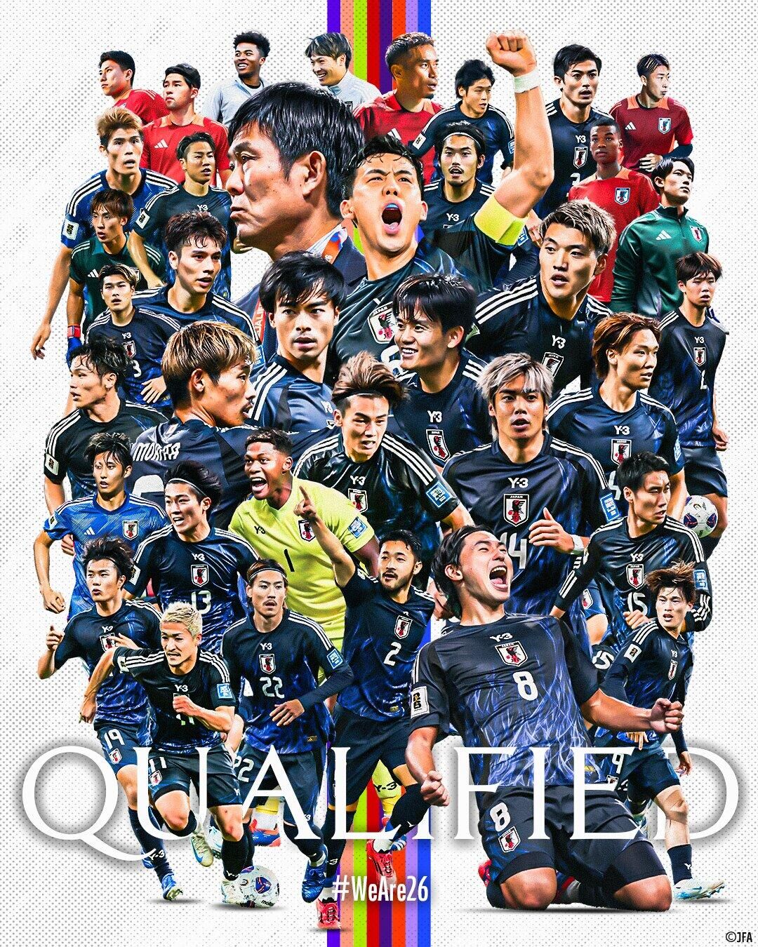斷層領先！日本7輪6勝1平提前晉級世界杯，全球除東道主外首隊！
